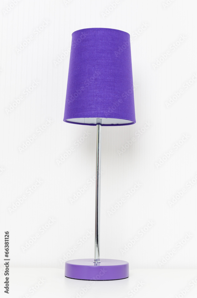 Wall mural Table lamp