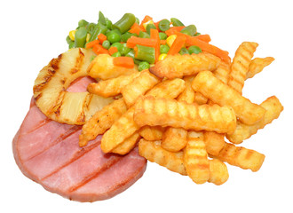 Gammon Steak And Chips