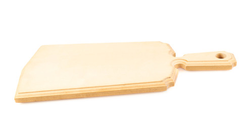Wooden cutting board isolated