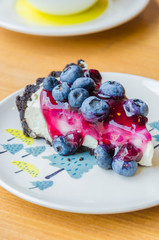 Blueberry cheesecake