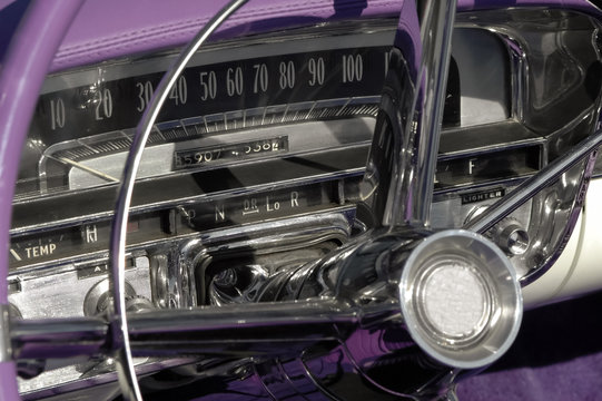 Classic Car Dashboard Circa 1950