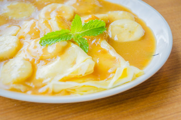 Crepe banana