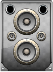 Lautsprecherbox freigestellt © i-picture