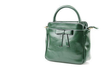 Handbag isolated white background