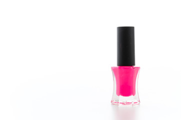 Nail polish isolated on white