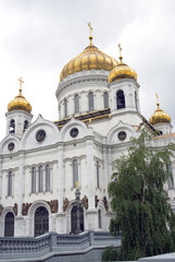 Fototapeta na wymiar Christ the Savior Church in Moscow, Russia