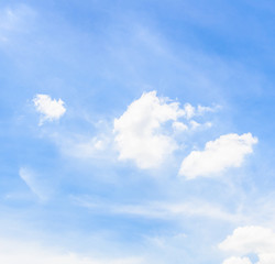 Cloud on blue sky