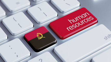 Fototapeta premium Angola Human Resources Concept