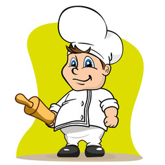Individual cook mascot