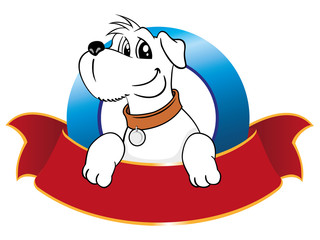 Badge Mascot Dog