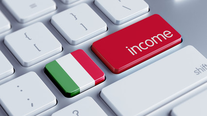 Italy Income Concept