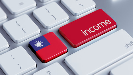 Fototapeta premium Taiwan Income Concept