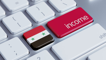Fototapeta premium Syria Income Concept