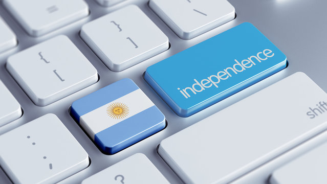 Argentina Independence Concept