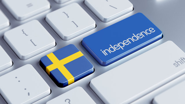Sweden Independence Concept
