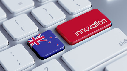 Fototapeta premium New Zealand Innovation Concept