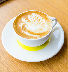 Latte coffee
