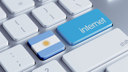 Argentina Internet Concept