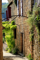 Fototapeta na wymiar Une rue de La Roque-Gageac (Dordogne)