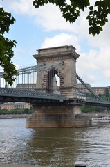 Obraz premium Kettenbruecke in Budapest