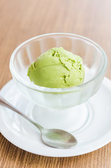 Ice cream green tea