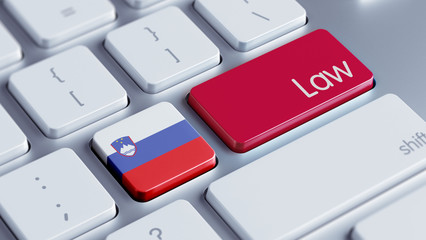 Fototapeta premium Slovenia Law Concept