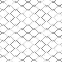 Fototapeta premium Chain link fence