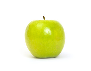 Green apple, isolated on white background