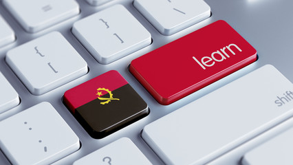 Fototapeta premium Angola Learn Concept