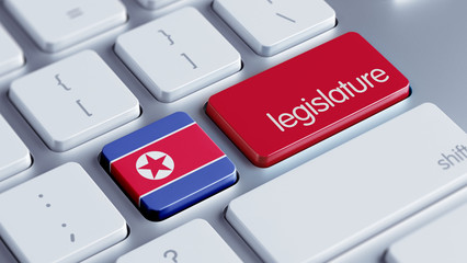 Fototapeta premium North Korea Legislature Concept.