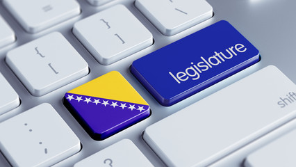 Fototapeta premium Bosnia and Herzegovina. Legislature Concept.