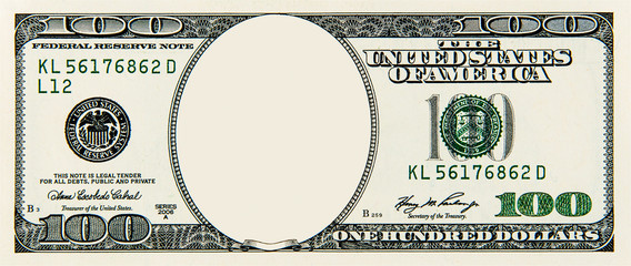 Dollars pile as background