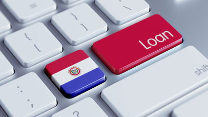 Fototapeta premium Paraguay Loan Concept