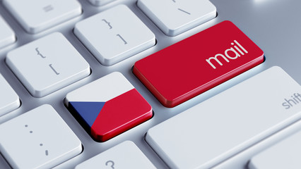 Fototapeta premium Czech Republic Mail Concept