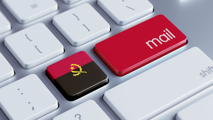 Fototapeta premium Angola Mail Concept