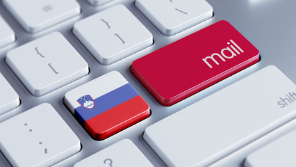Fototapeta premium Slovenia Mail Concept