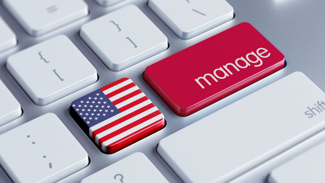 United States Manage Concept