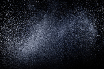 Abstract splashes of water