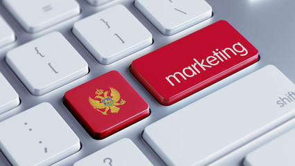 Fototapeta premium Montenegro. Marketing Concept