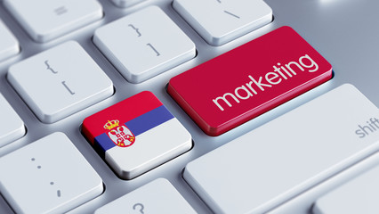 Serbia Marketing Concept