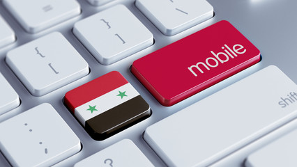 Fototapeta premium Syria Mobile Concept