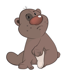 The toy bear cub cartoon
