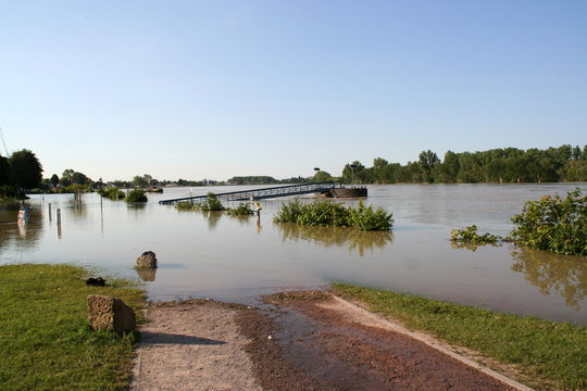 Hochwasser am Rein
