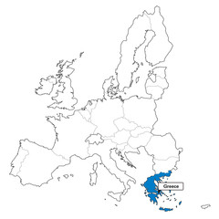 mape EU borders greece