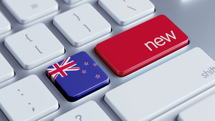 Fototapeta premium New Zealand New Concept