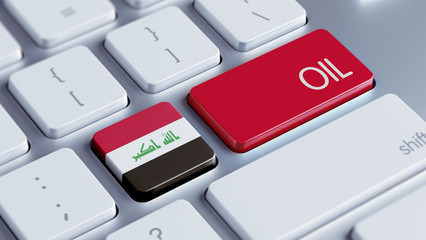 Fototapeta premium Iraq Oil Concept