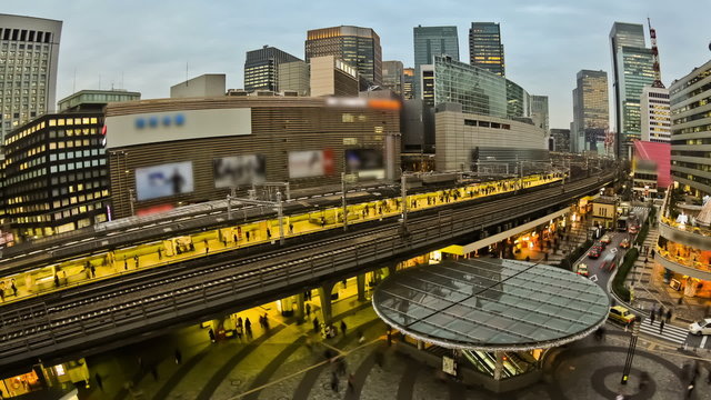 City Traffic Time Lapse 