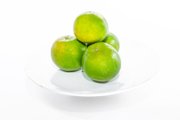 Green orange fruit