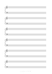 Blank A4 music notes