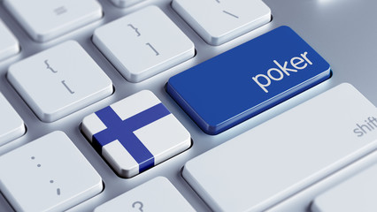 Finland Poker Concept
